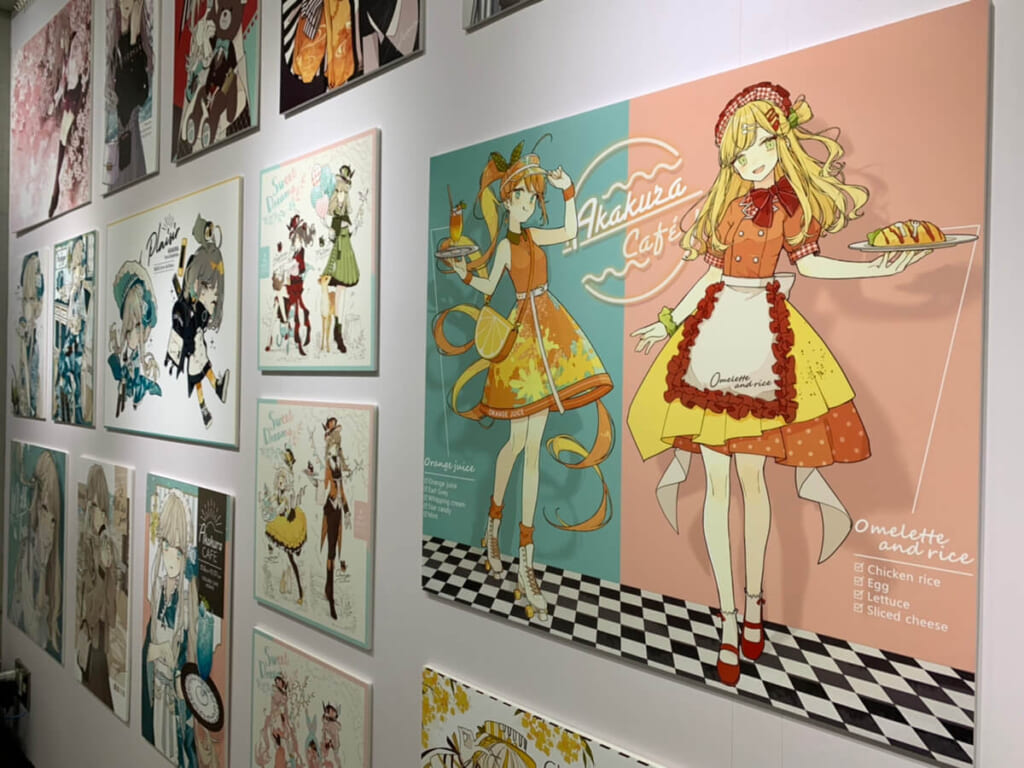 大人気イラストレータ赤倉初個展 Plaisir が開催中 写真とともに現地レポートをお届け Eeo Today