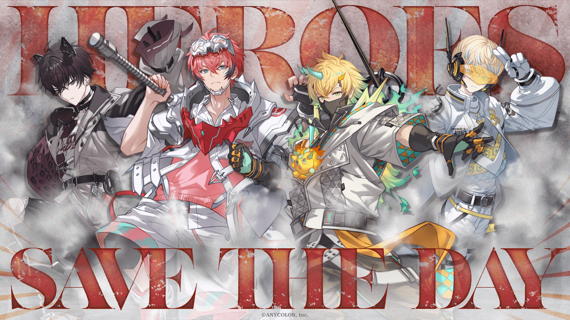 VTuberグループ「にじさんじ」より新人男性ライバー4名がデビュー  