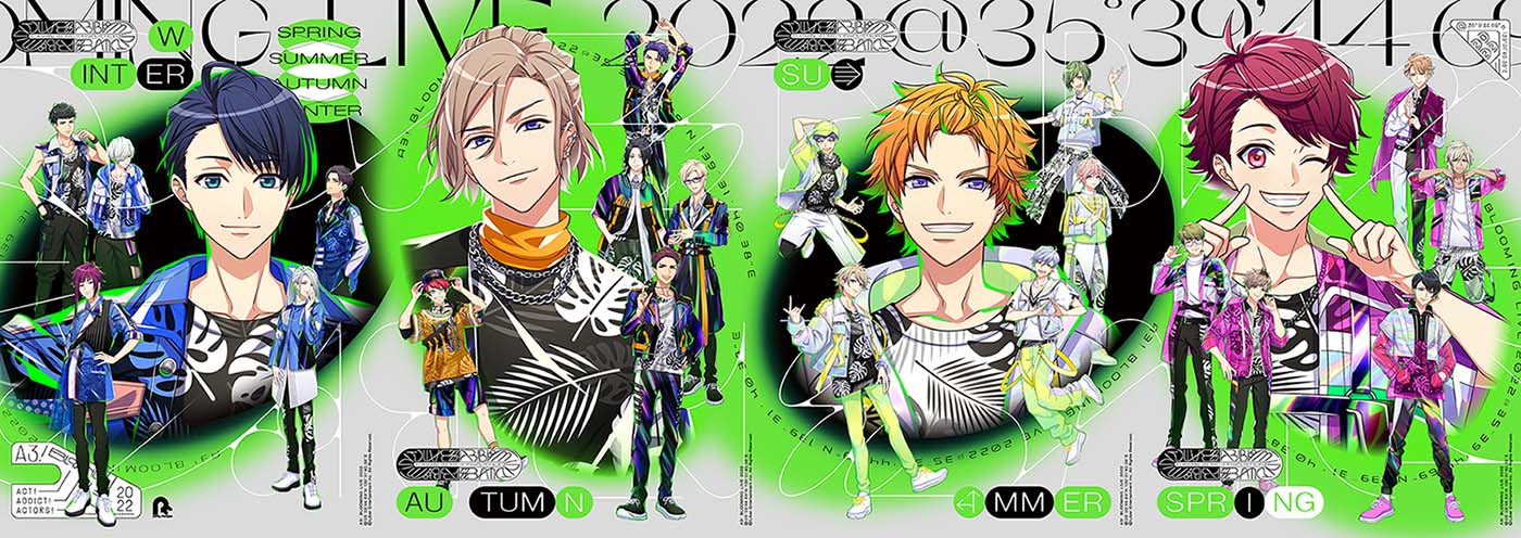 A3! BLOOMING LIVE 2022」衣装展＆応援上映会のチケット一般発売が10月 