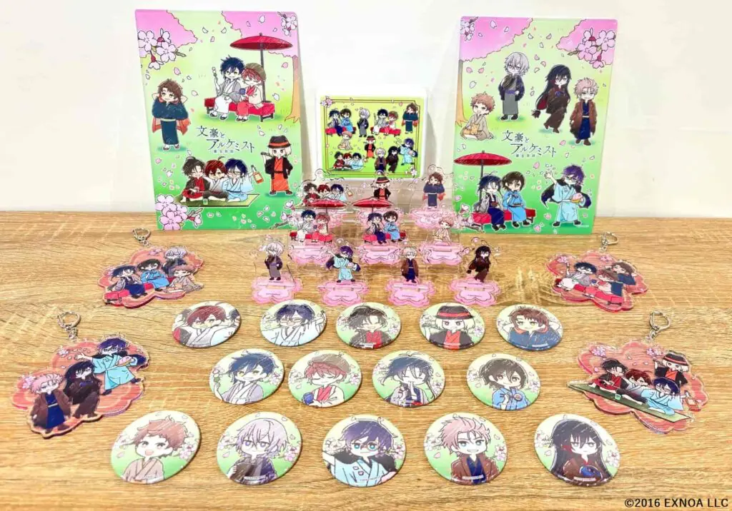 文豪とアルケミスト』の新作グッズが発売！ 文豪たちが“お花見”を