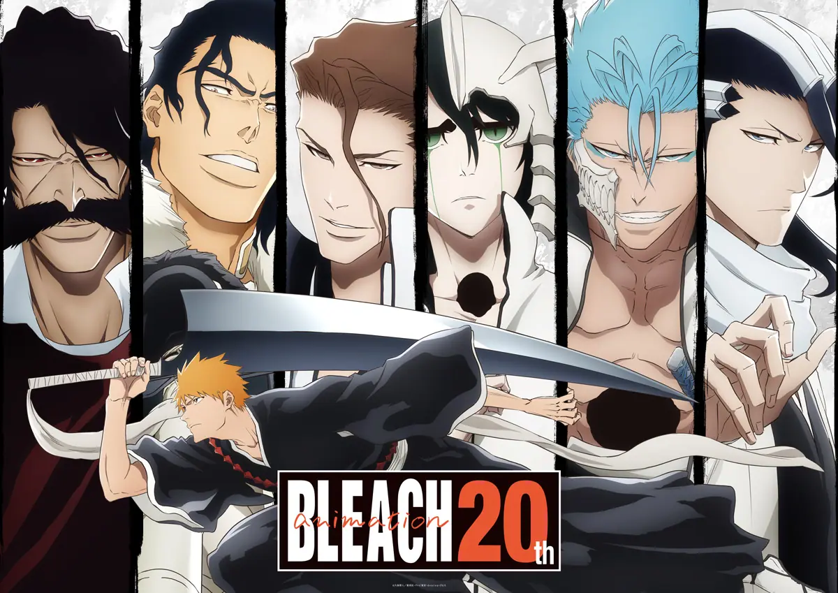 TVアニメ『BLEACH』放送20周年のキービジュアルが公開！ 朽木白哉からユーハバッハまで一護が繰り広げた戦いの軌跡を感じるビジュアルに - eeo  Media（イーオメディア）