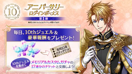 夢王国と眠れる100人の王子様』10周年キービジュアルが公開