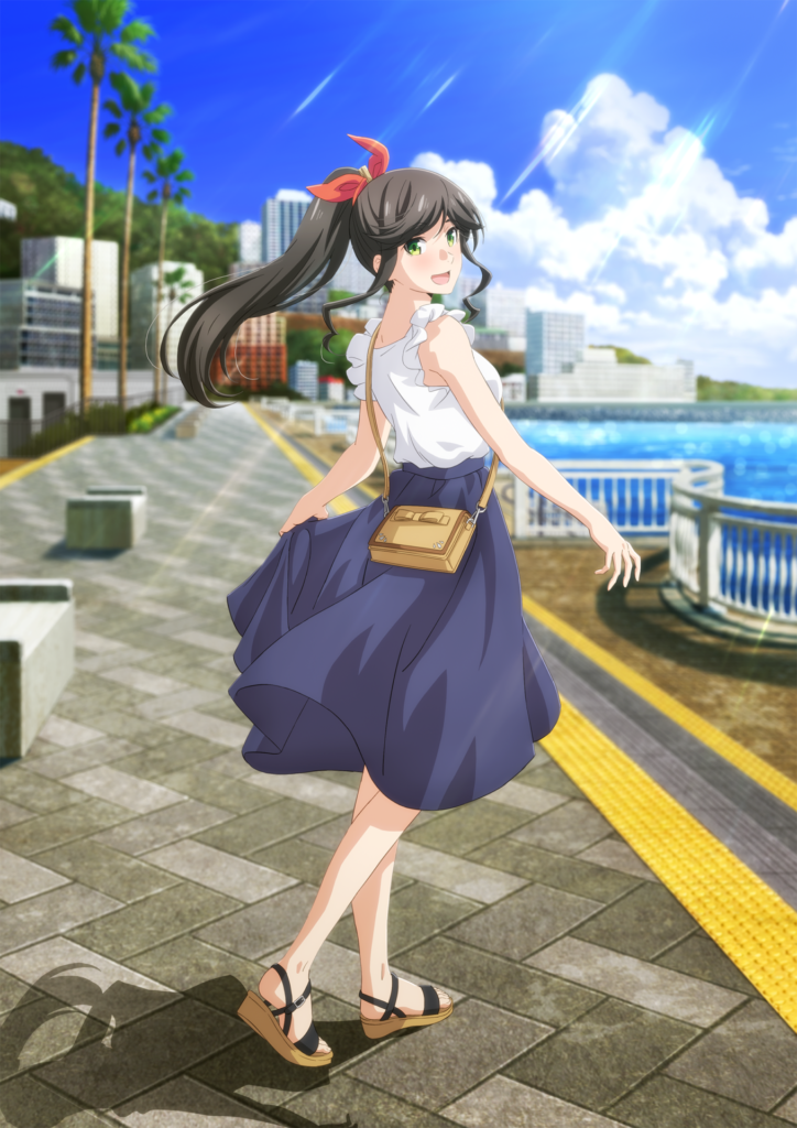 綺麗にしてもらえますか。　金目綿花奈　アクリルスタンド　限定コラボ TVアニメ『綺麗にしてもらえますか。』季節版権が公開！ 金目さんが