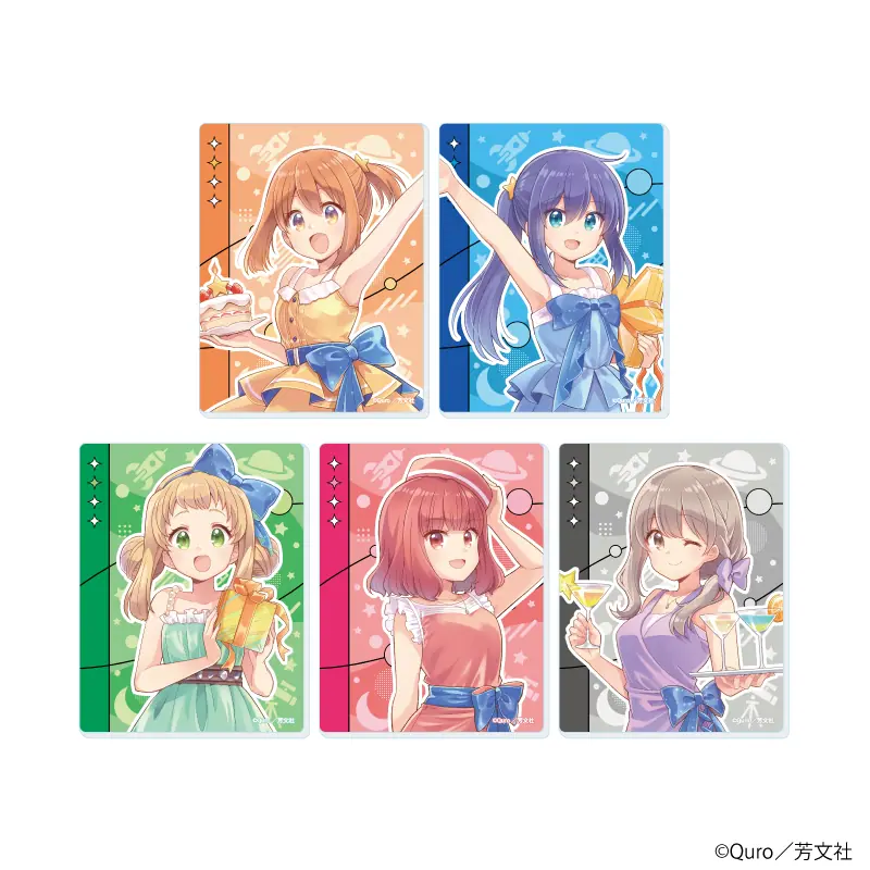 恋する小惑星 布ポスター 恋する小惑星』新作グッズが発売！ 木ノ幡みらたちがお祝いドレスを着