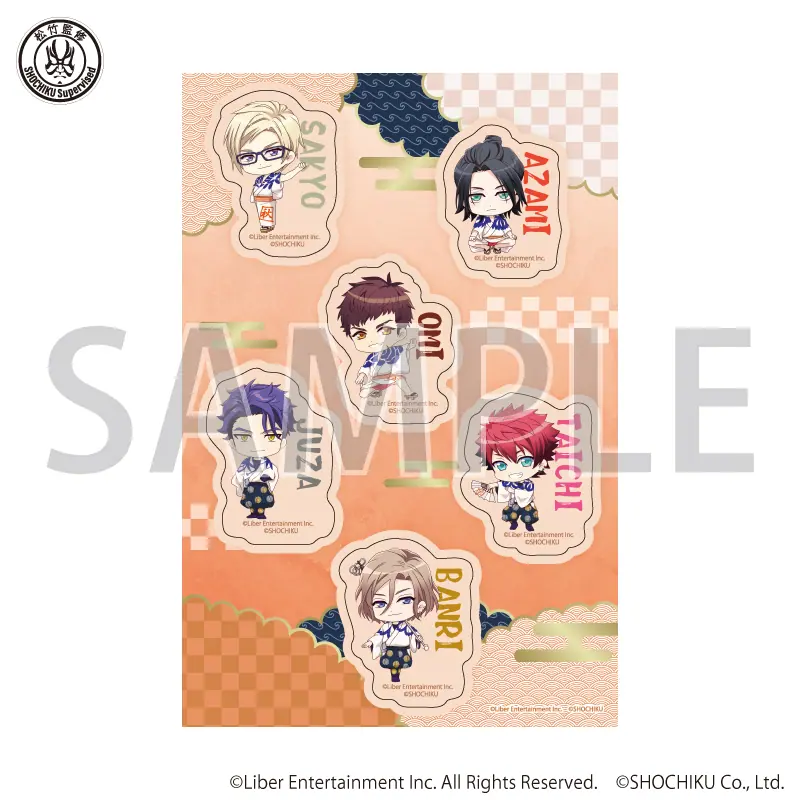 A3!×歌舞伎」描き下ろし＆ミニキャライラスト使用の新作グッズが登場
