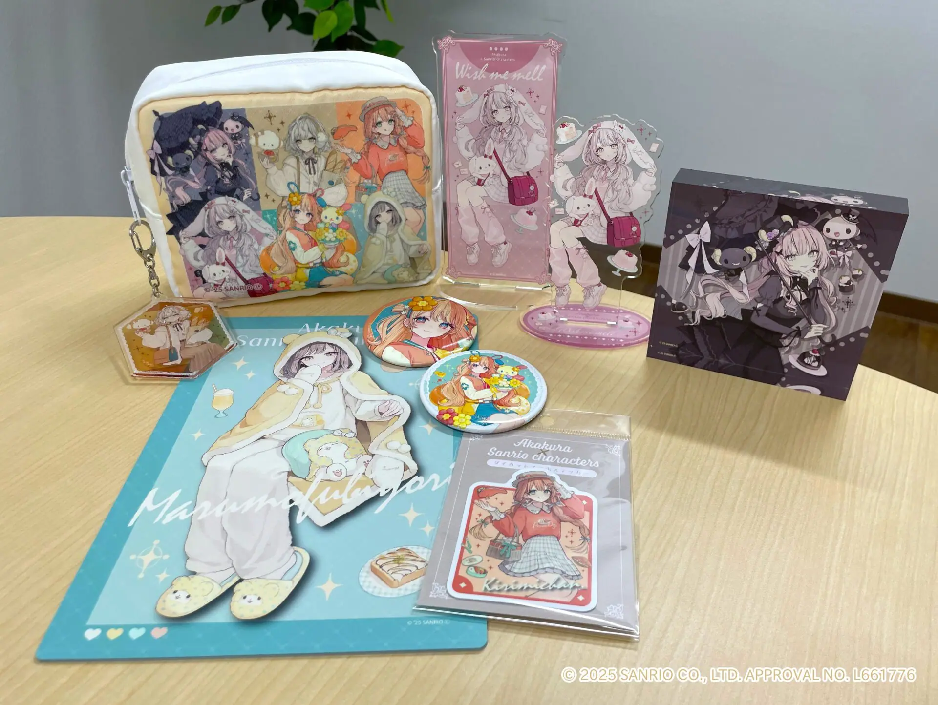 赤倉×サンリオキャラクターズ」第5弾の新作コラボグッズが発売中