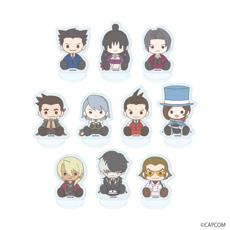 逆転裁判　アクリルキーホルダー　全6種セット 逆転裁判 アクリルキーホルダー 全6種セット 逆転裁判」シリーズ新作