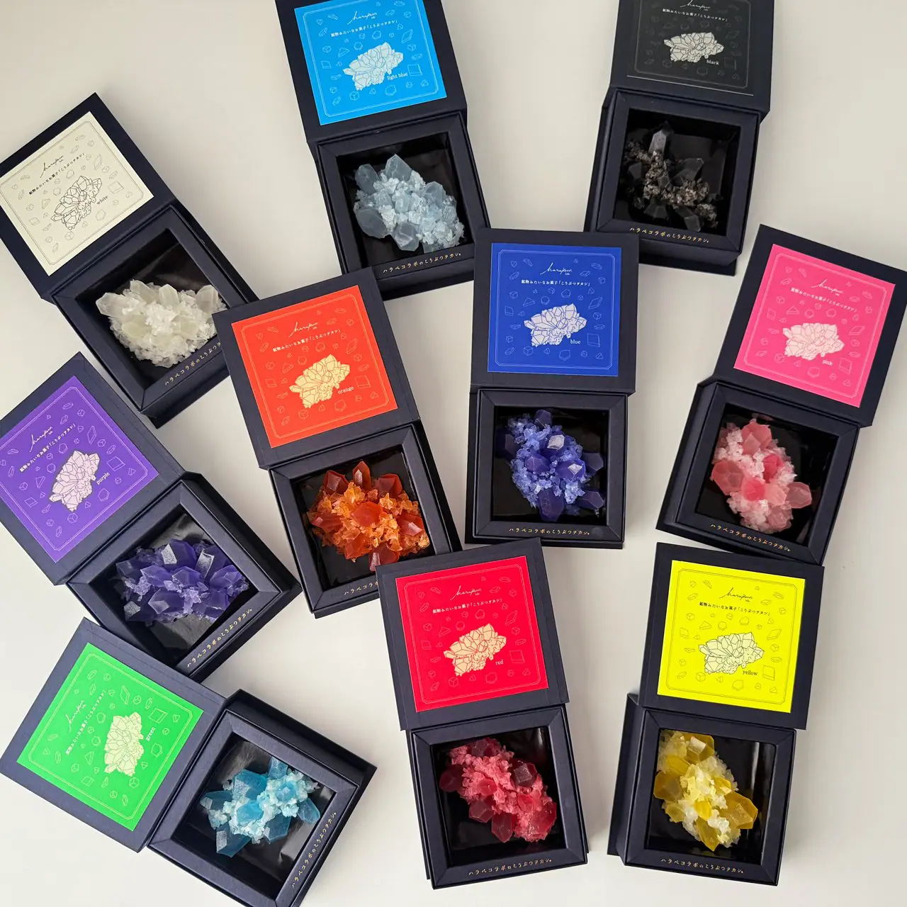 全10色の“推し色”をテーマにした「推し色のこうぶつヲカシ」が発売中