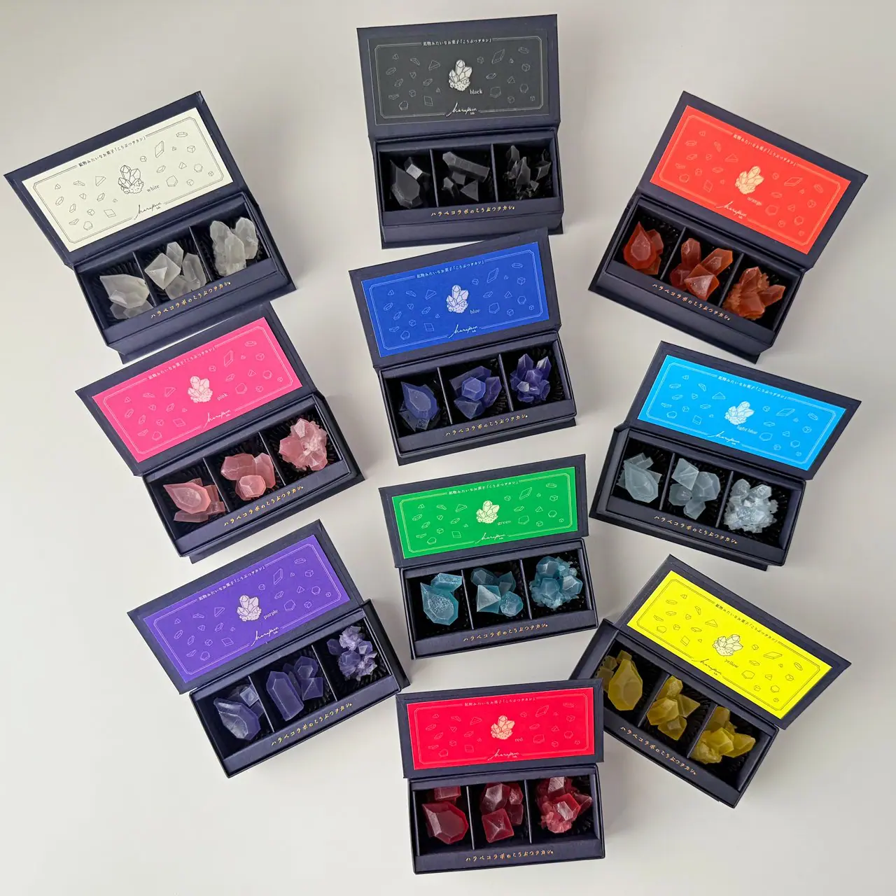 全10色の“推し色”をテーマにした「推し色のこうぶつヲカシ」が発売中