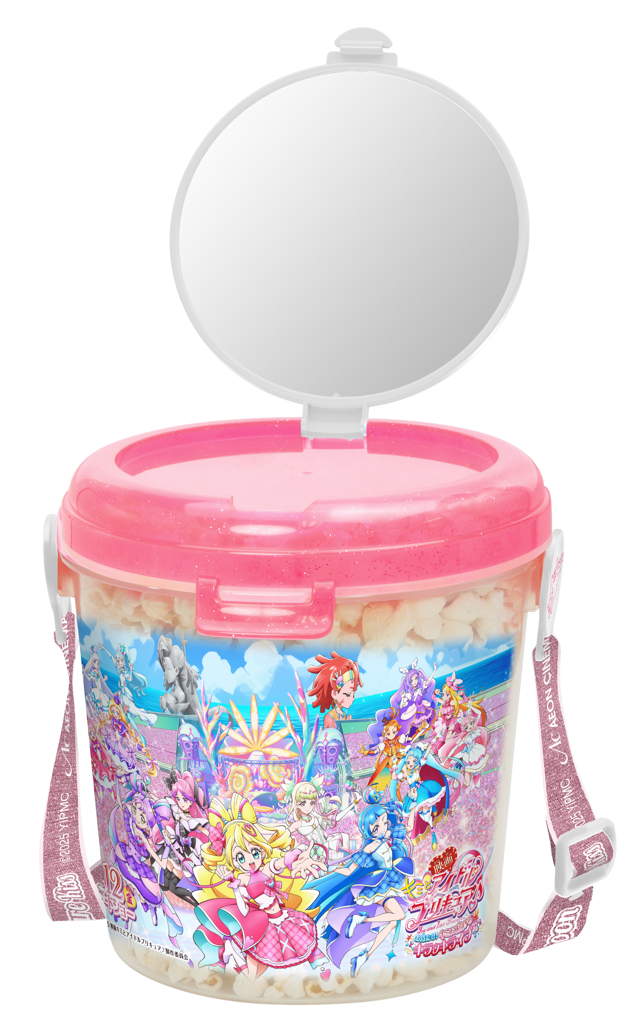 イオンシネマ　限定　映画　キミとアイドルプリキュア　ポップコーンバケット 映画キミとアイドルプリキュア♪』イオンシネマ限定グッズの販売