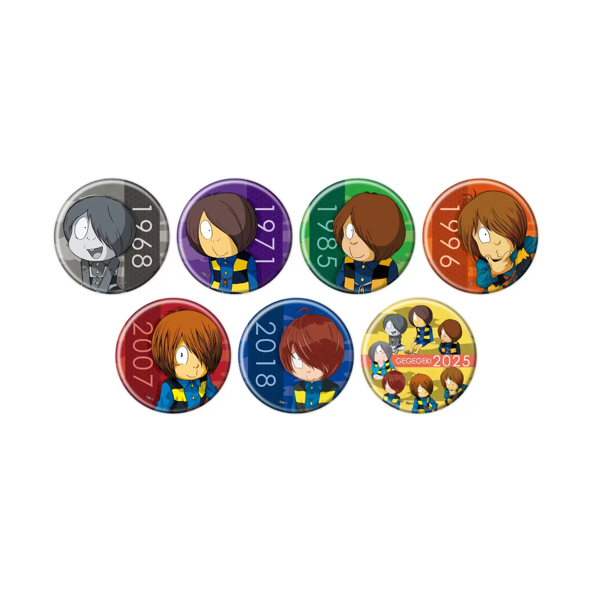 ゲゲゲ忌2025記念オリジナルノベルティ 缶バッジ2種 サコッシュ