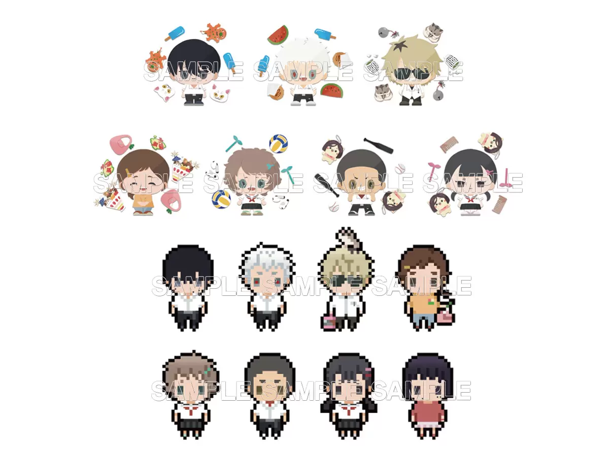 TVアニメ『光が死んだ夏』展の特別描き起こし「ちびキャラ」＆ドット絵