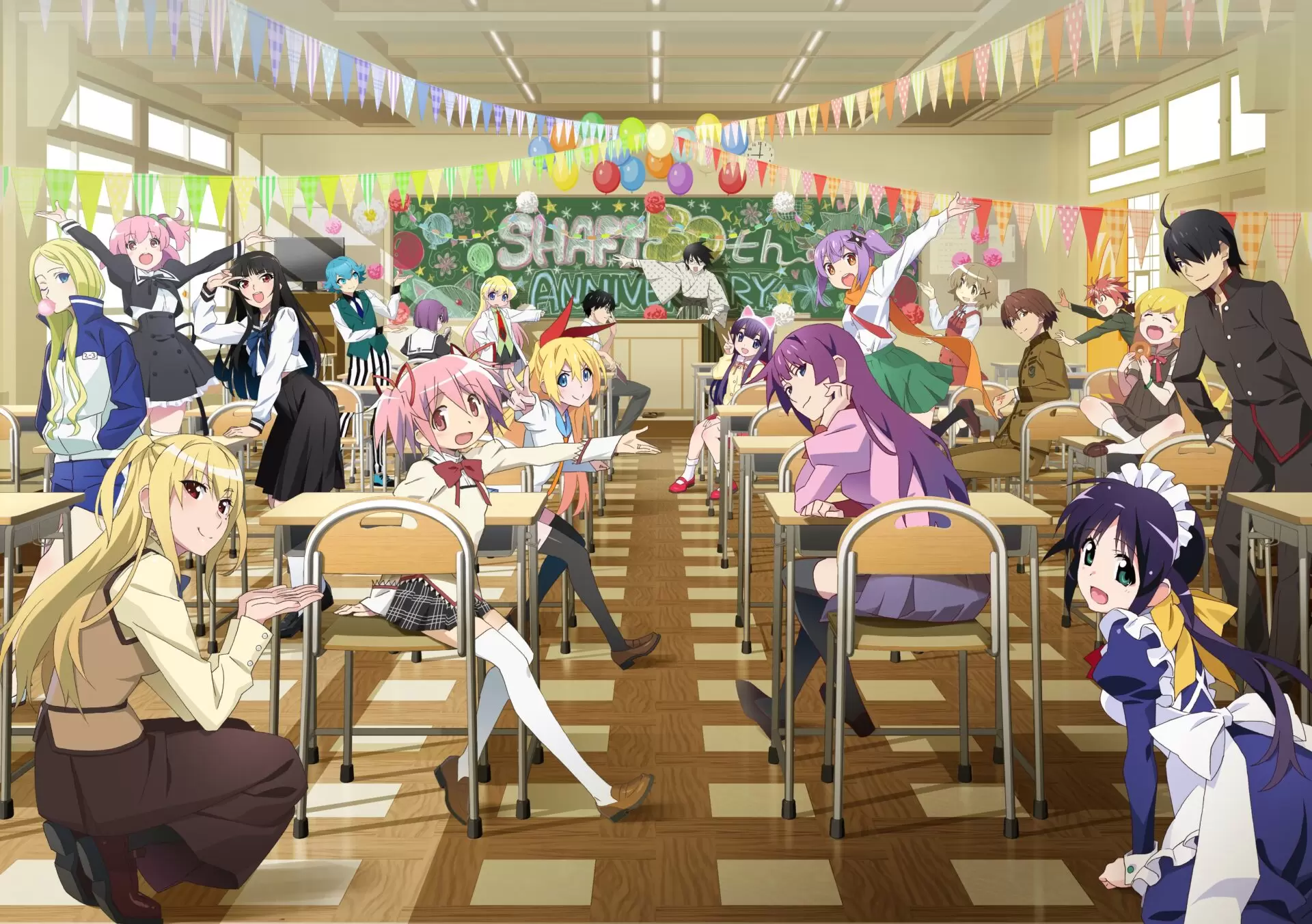 シャフト50周年展」イベントキービジュアル第3弾が解禁！ 1日限りの