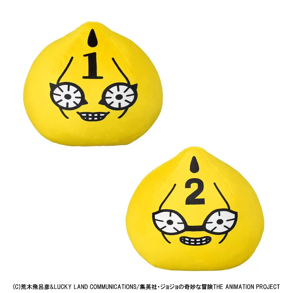 一番くじ　ジョジョの奇妙な冒険 もちもちもっち2種＋フィギュアコンプ　ポスター 一番くじ ジョジョの奇妙な冒険 -THE☆JOJO WORLD-」が発売決定！ 歴代