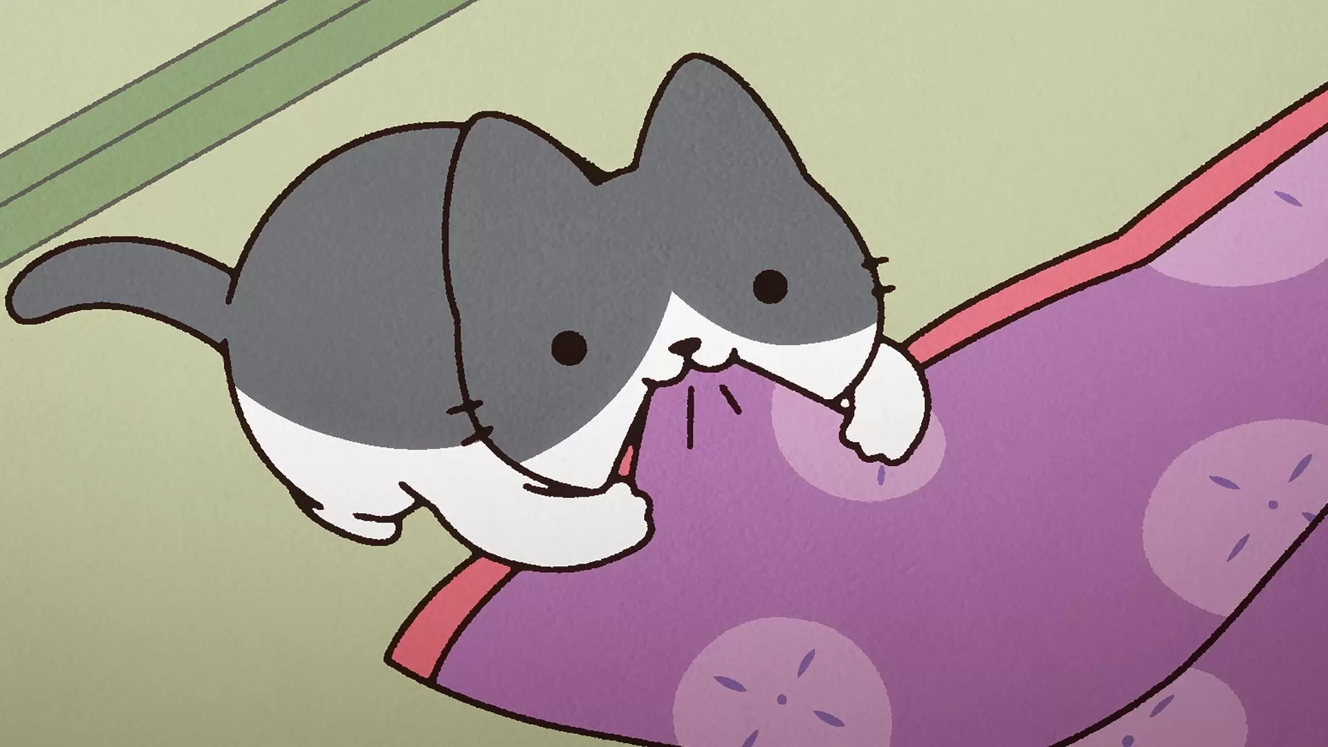 WEBアニメ『うごく！ねこむかしばなし』第4話「枕草子なねこ」の先行