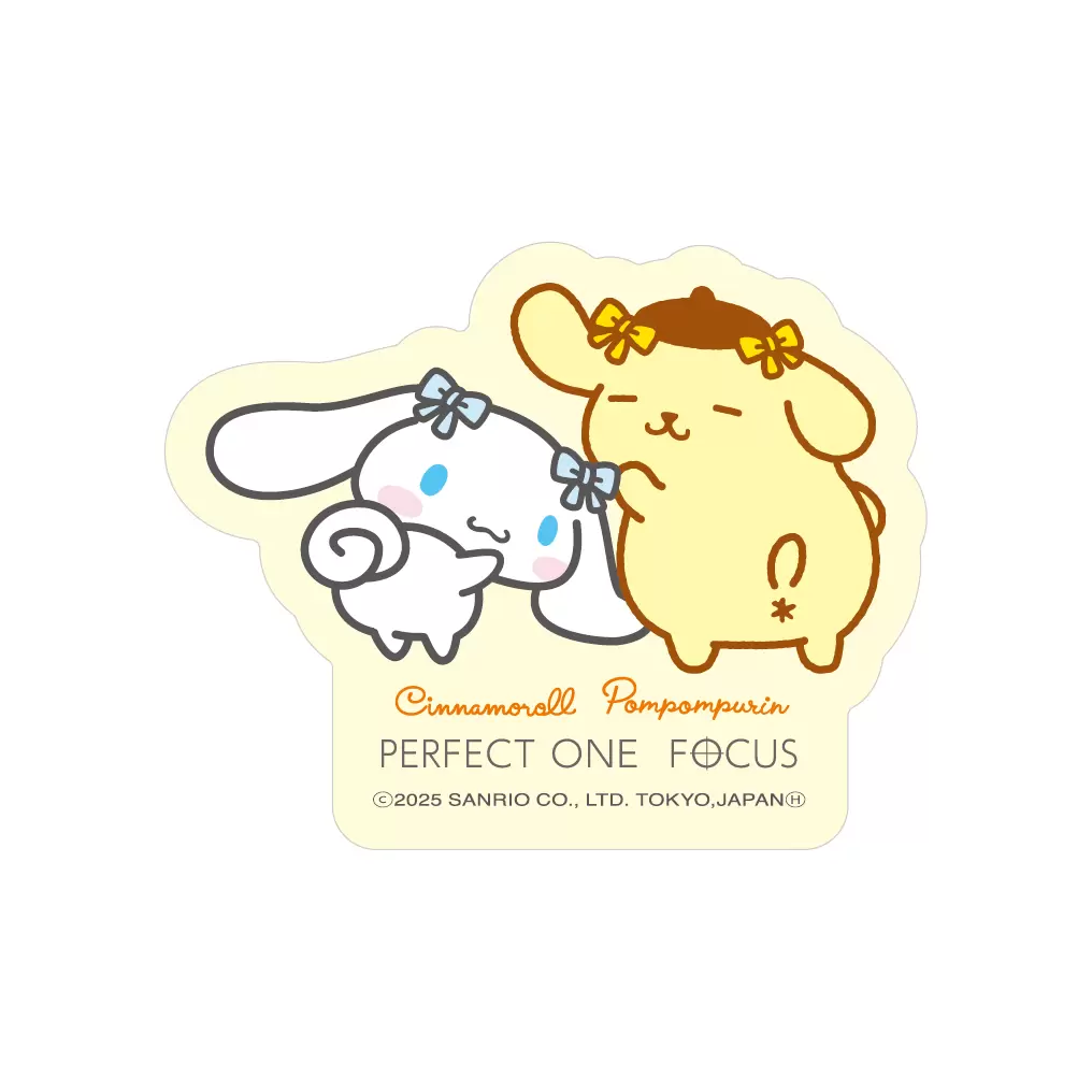ポムポムプリン＆シナモロールが「パーフェクトワンフォーカス」と
