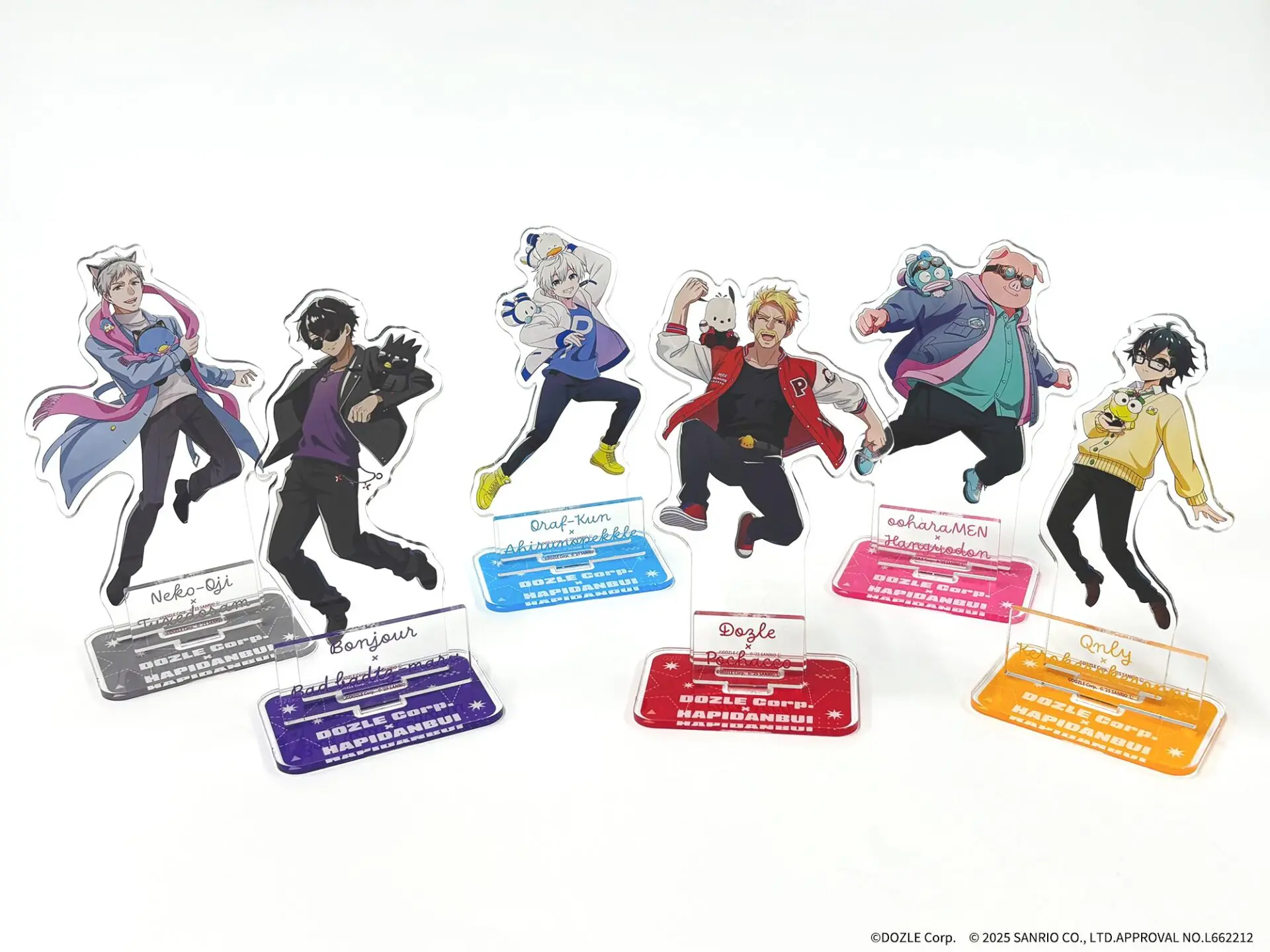 ドズル社×はぴだんぶい」コラボグッズが販売中！ 等身コラボイラスト