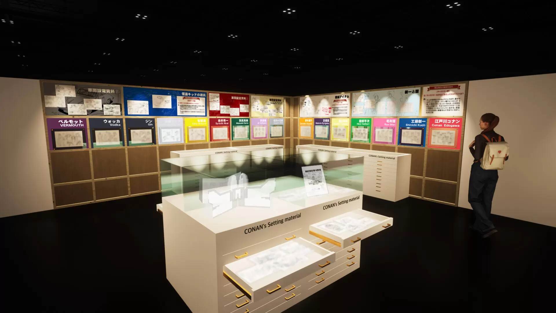 アニコナ展 東京会場 ベルモット 放送30周年記念 コナン展 ベルモット 