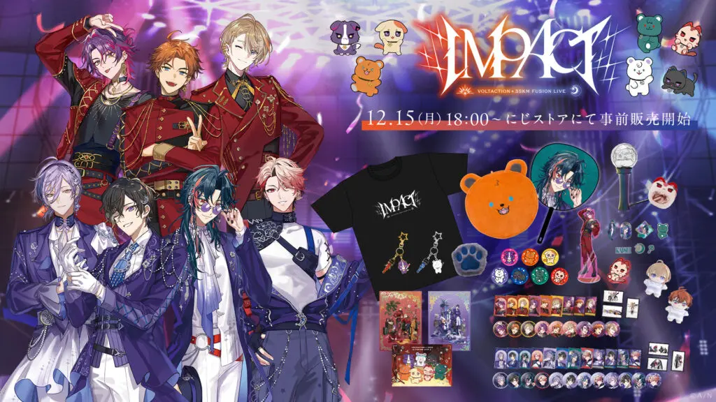 にじさんじ」所属のユニット・VOLTACTIONと3SKMによるオンラインライブ