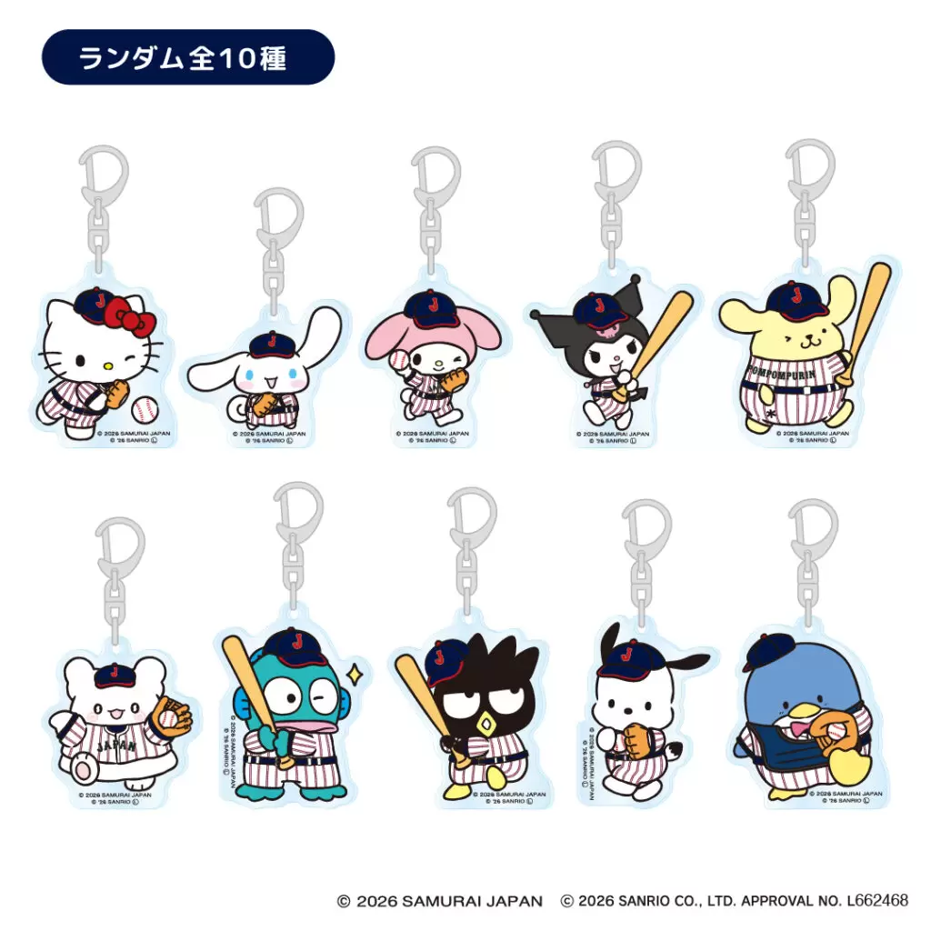 野球日本代表「侍ジャパン」と「サンリオキャラクターズ」がコラボ