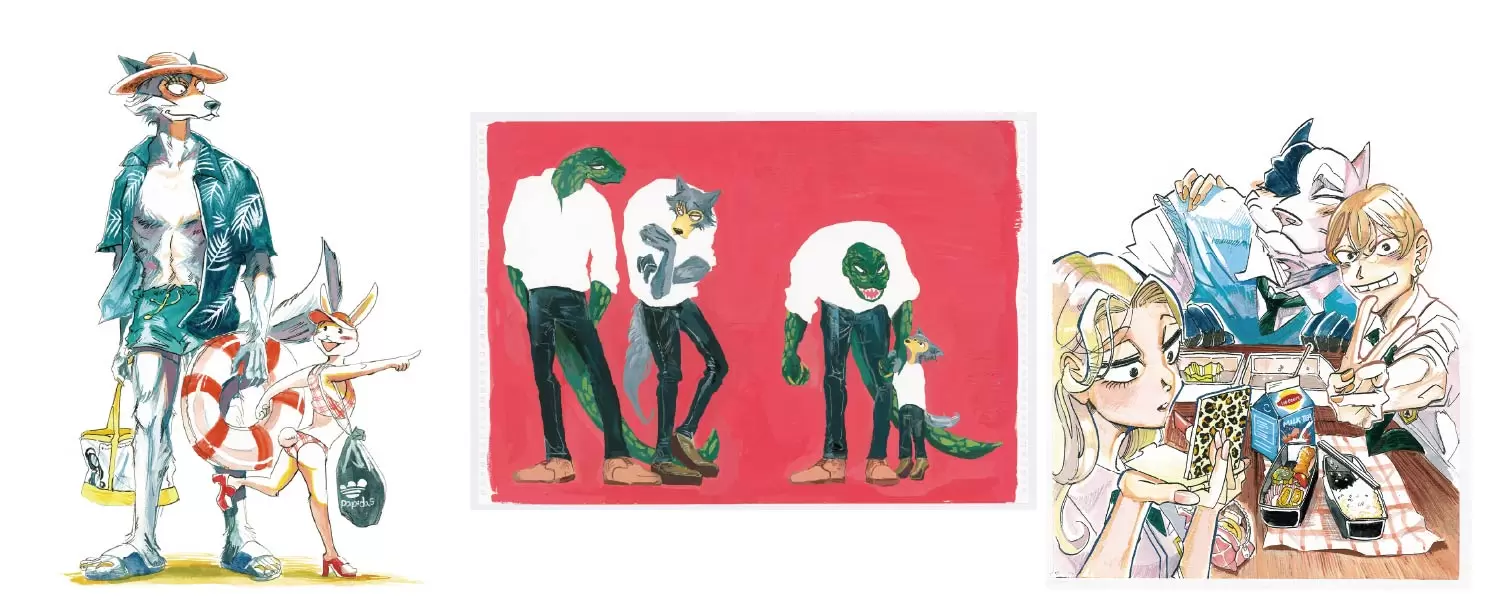 画業10周年記念「板垣巴留展」キービジュアルが公開！ 限定グッズ