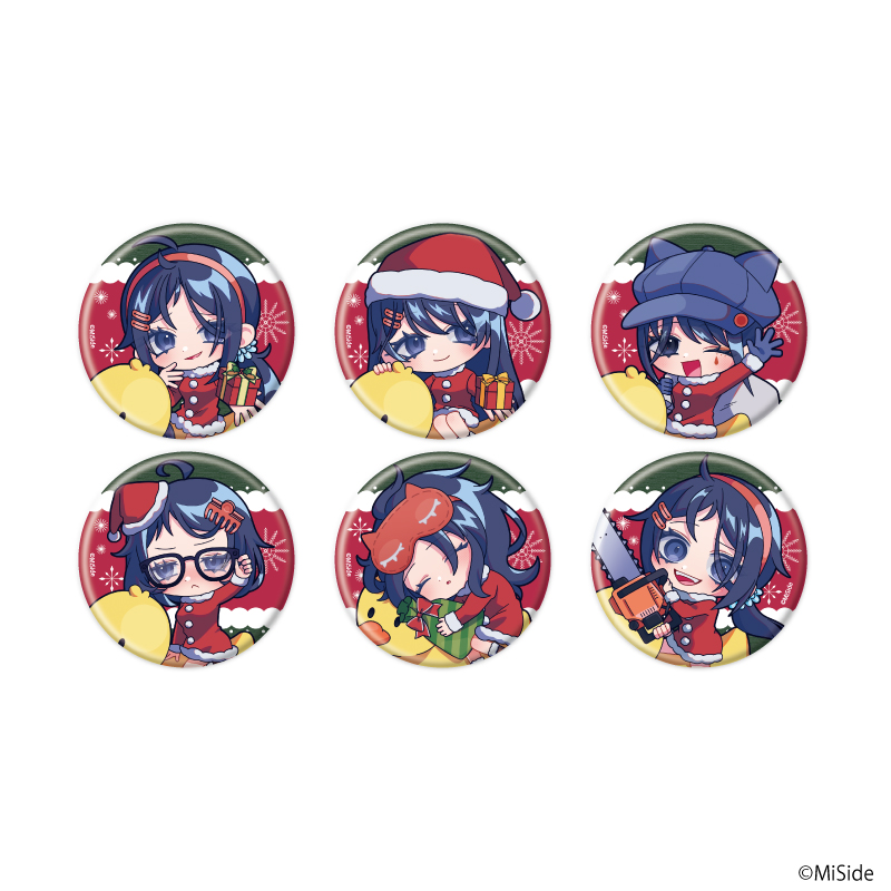 缶バッジ「MiSide : ミサイド」02/クリスマスver. コンプリートセット