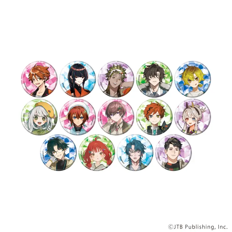 缶バッジ「連れてって！るるぶさん」01/ブラインド(14種)(公式イラスト