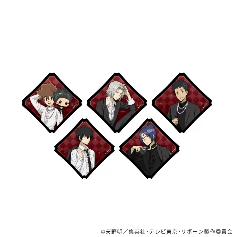 ダイカットステッカー5枚セット「家庭教師ヒットマンREBORN!」01