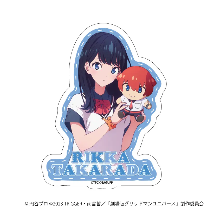 ダイカットステッカー「グリッドマンユニバース」07/宝多六花