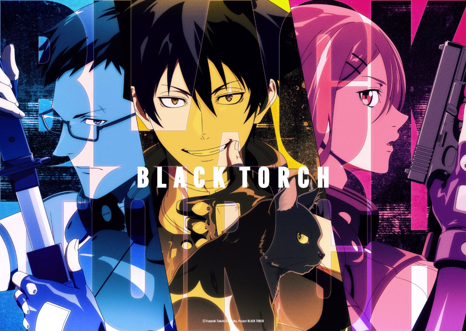 TVアニメ『BLACK TORCH』2026年7月より放送開始! 弐郎、羅睺、一華、零司が描かれた新キービジュアル&新PVも公開に ...