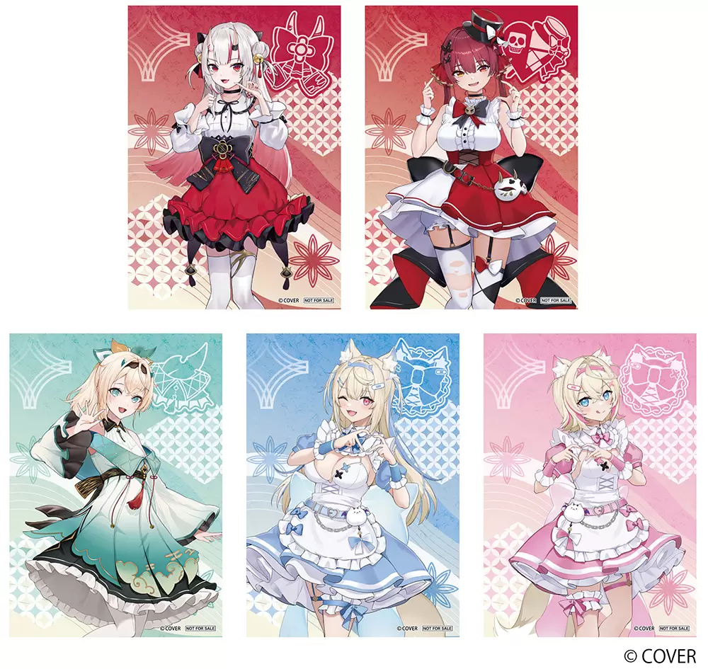 ホロライブ ✩ 韓国 アニメイトカフェ グッズ まとめ売り セット ✨本日開始・カフェ情報／ ☄️#星街すいせい 👾#常闇トワ 💀#森