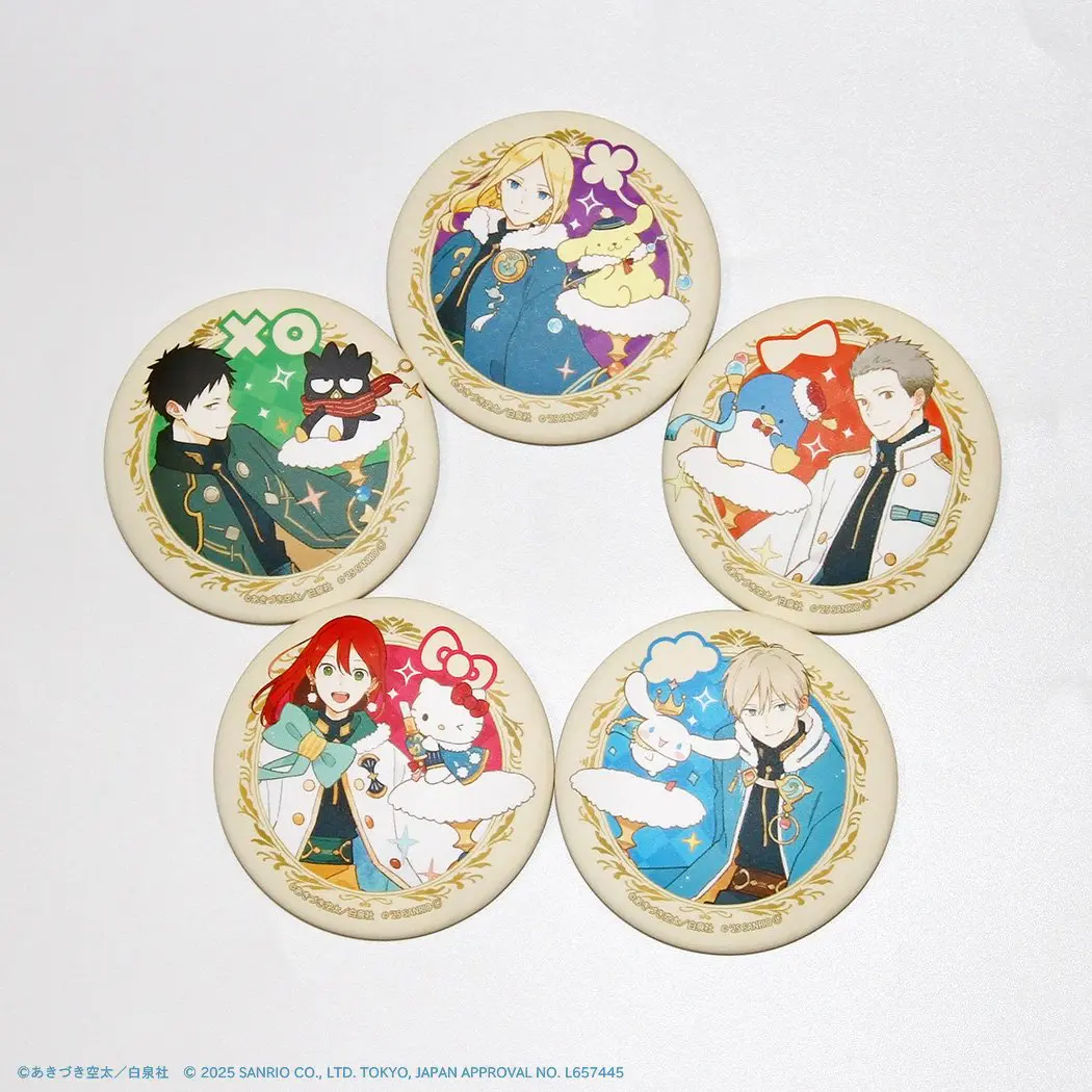 LaLa40th 缶バッジ あきづき空太 白泉社 赤髪の白雪姫 白雪 ゼン 赤髪の白雪姫×サンリオキャラクターズ」のコラボグッズが販売中！ あ