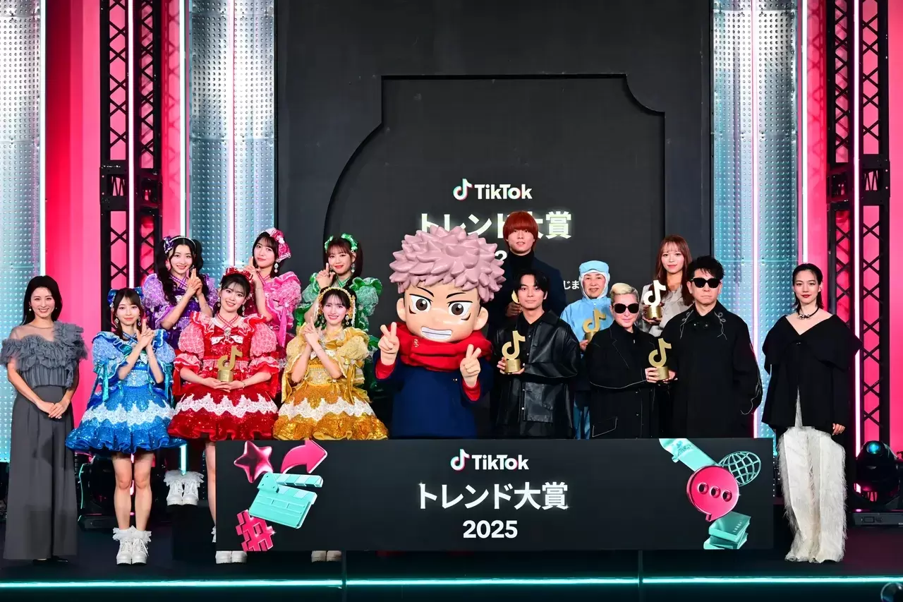 TikTokトレンド大賞2025」大賞はアニメ『呪術廻戦』！ 虎杖悠仁役