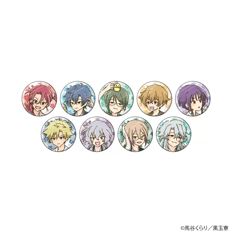 缶バッジ「美男高校地球防衛部ハイカラ！」04/ブラインド(9種)(グラフ