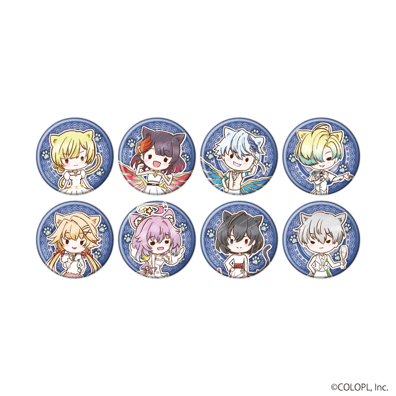 新品 未使用 ♡ 白猫プロジェクト 缶バッジ 白猫プロジェクト NEW WORLD'S』『クイズRPG 魔法使いと黒猫のウィズ
