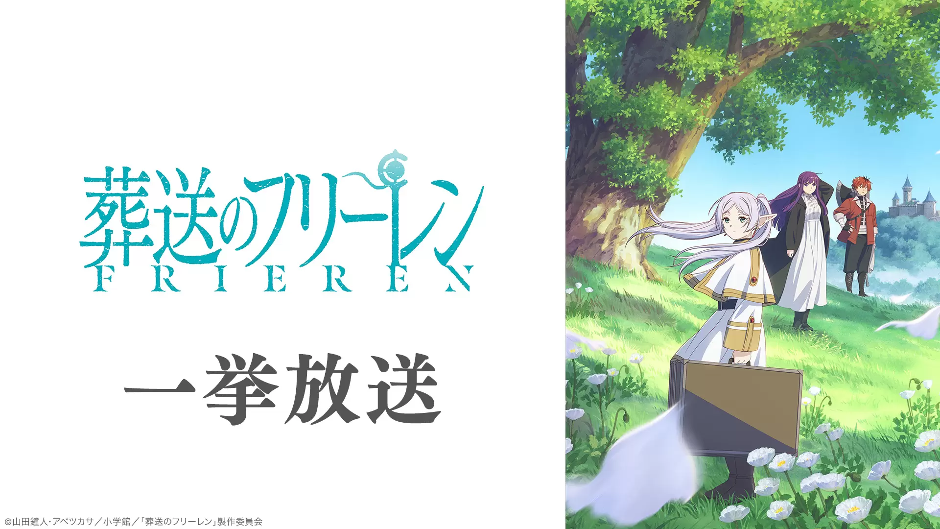 TVアニメ『葬送のフリーレン』第1期の無料一挙放送が決定！ ニコ生で1