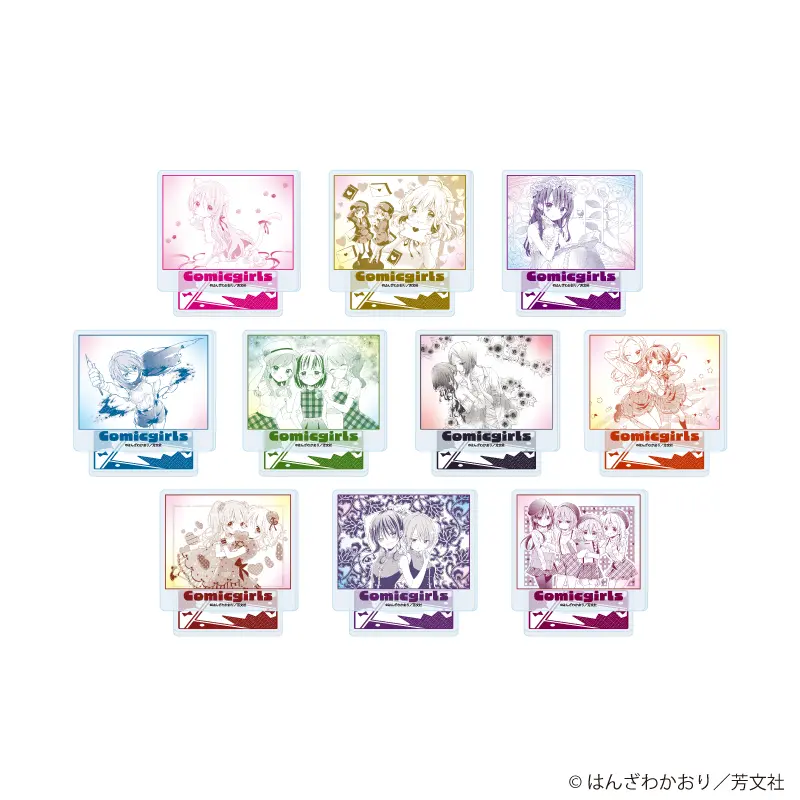 こみっくがーるず 特典 アクリルスタンド 小夢 翼 アクリルスタンド「こみっくがーるず」06/萌田薫子&勝木 翼(公式