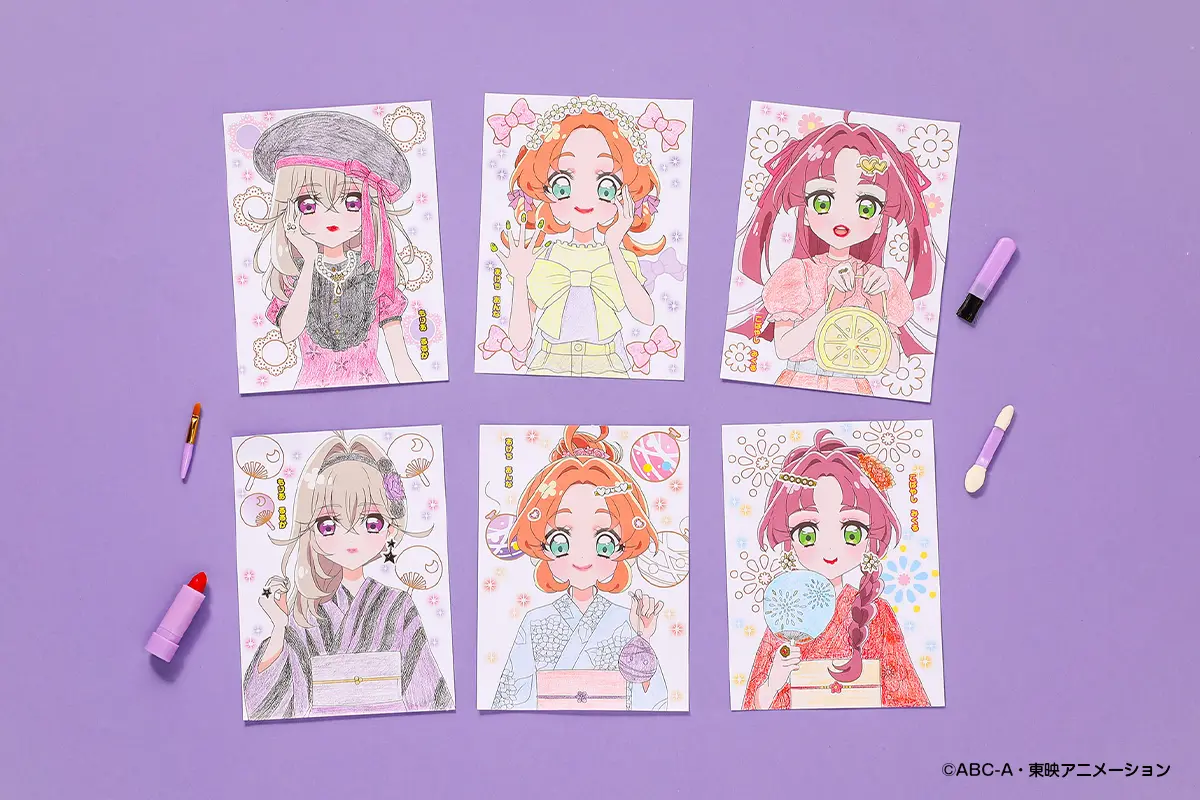 名探偵プリキュア！』ぬりえ絵本が発売！ 明智あんな、小林みくる、森