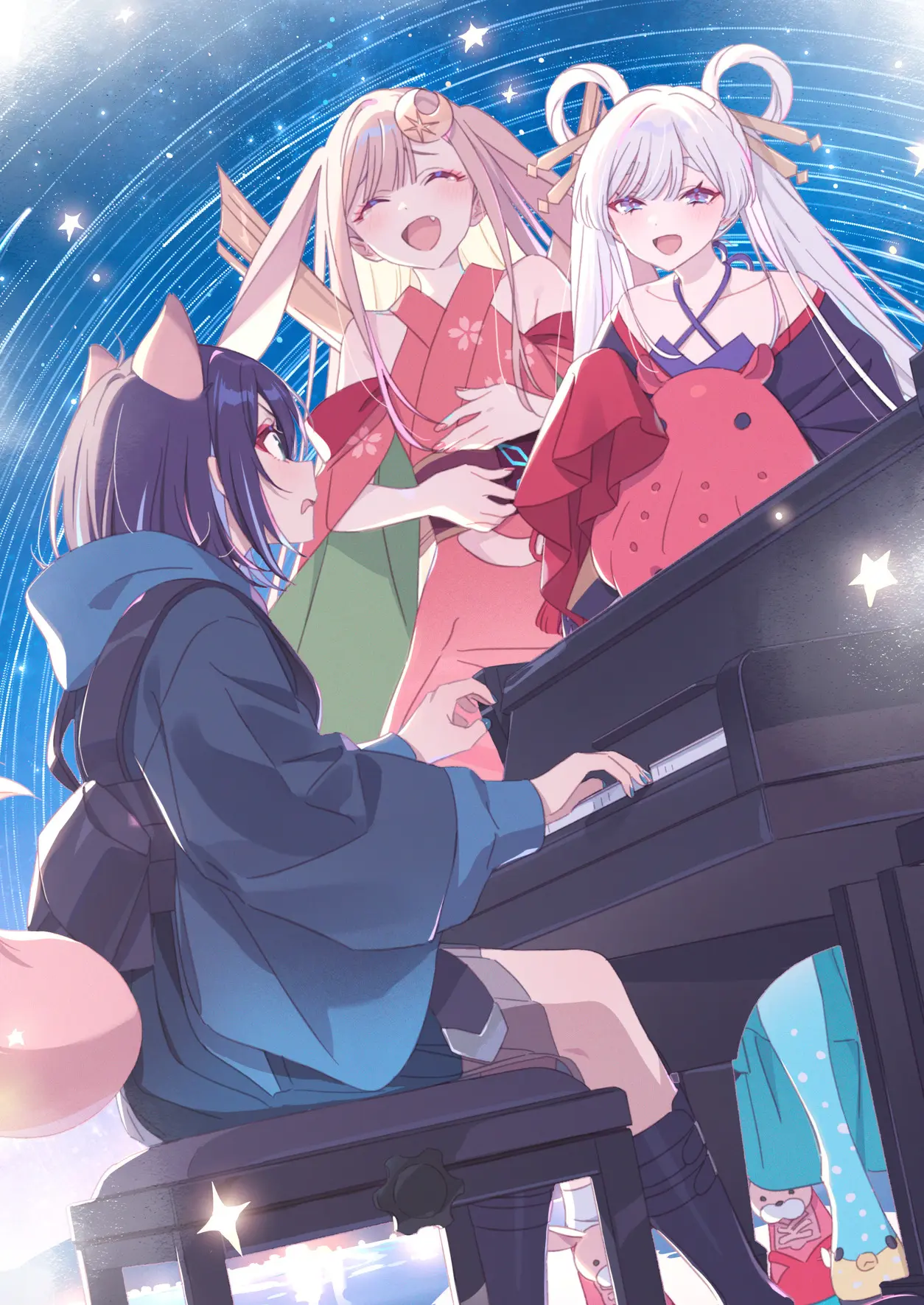 アニメ『超かぐや姫！』入場者特典第2弾はイラストボード！ 彩葉を