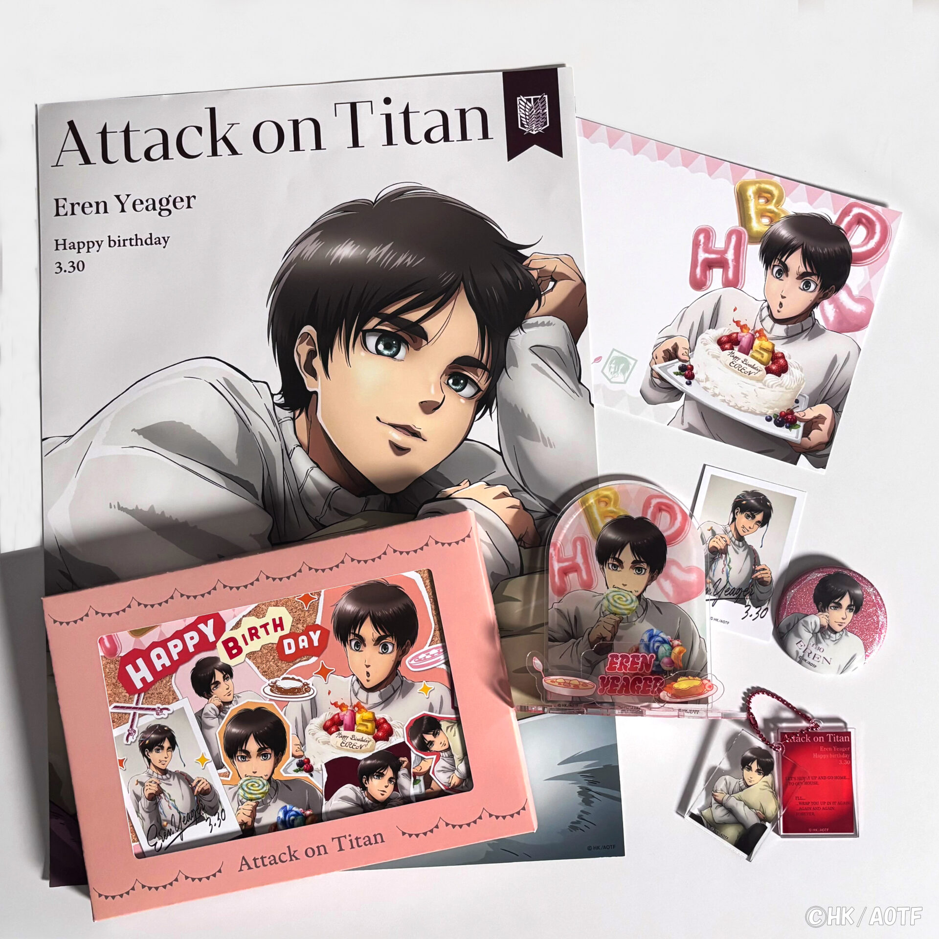 TVアニメ『進撃の巨人』エレンの誕生日を記念したバースデーボックスの