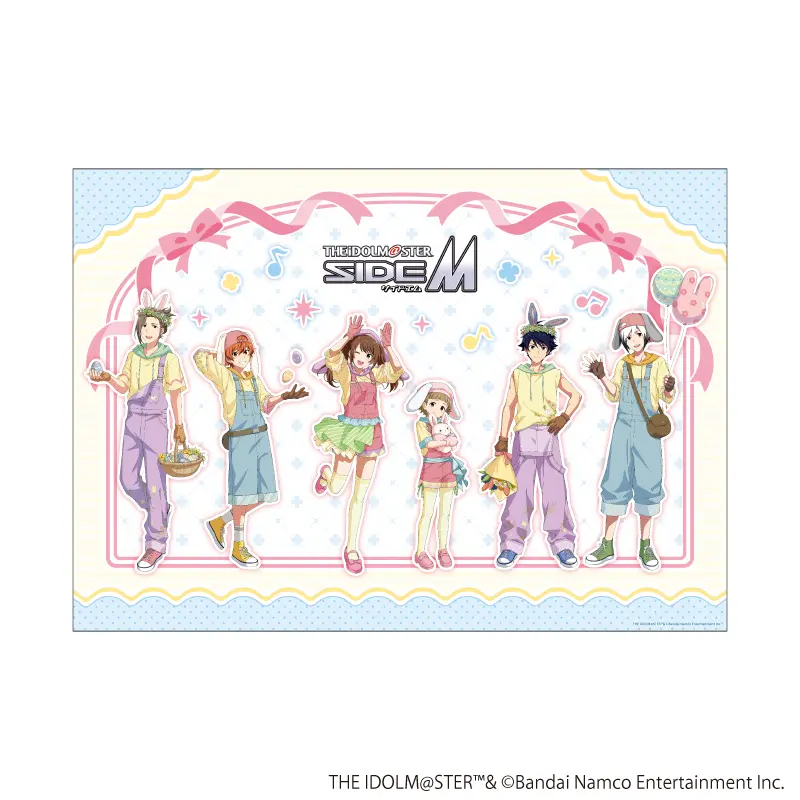 A3クリアポスター「アイドルマスター SideM」01/集合 エッグハントver