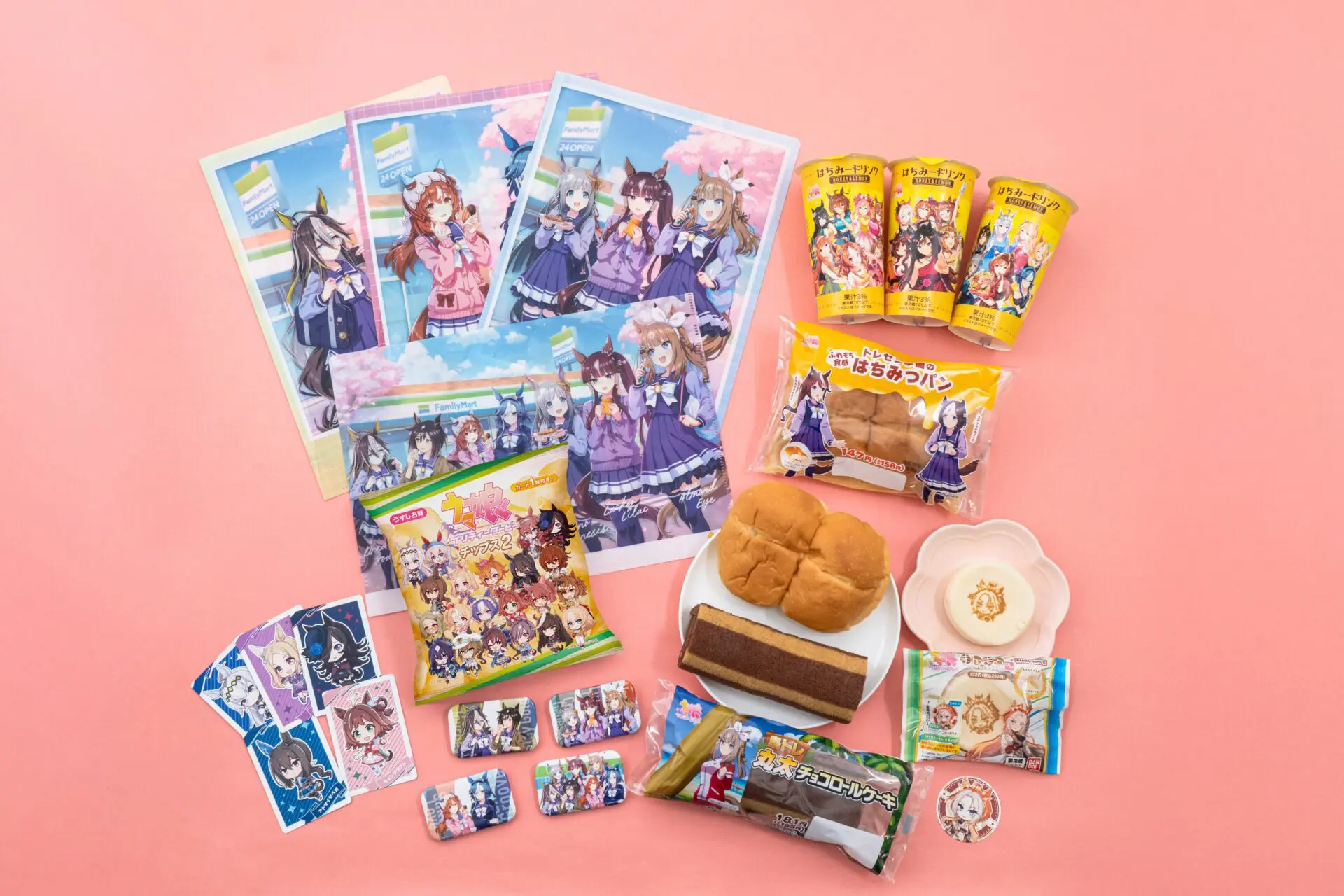 ウマ娘』と「ファミマ」がコラボ！ アーモンドアイたちのグッズが