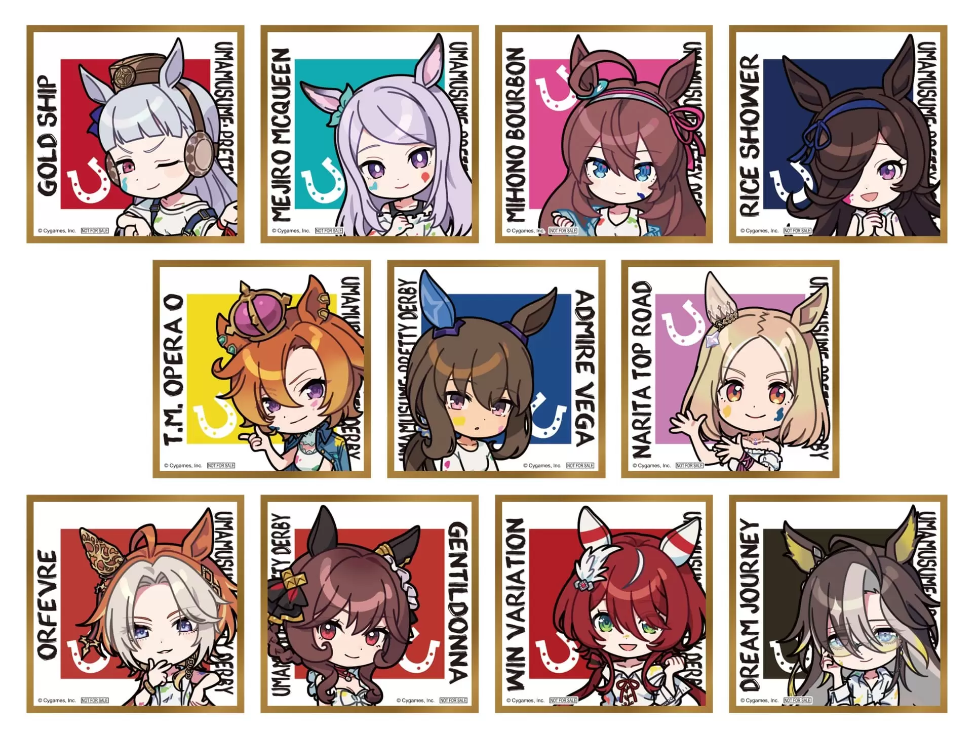 ウマ娘 アトレ キャラポップアップストア ドリームジャーニー 5点 アニメ『ウマ娘 シンデレラグレイ』 キャラポップストア ～Cute Jersey