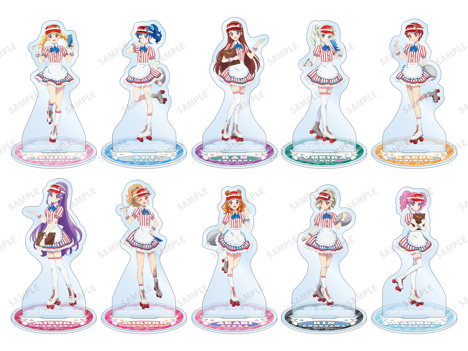 アイカツ！』と「ラウンドワン」のコラボが決定！ いちごやあかりたち