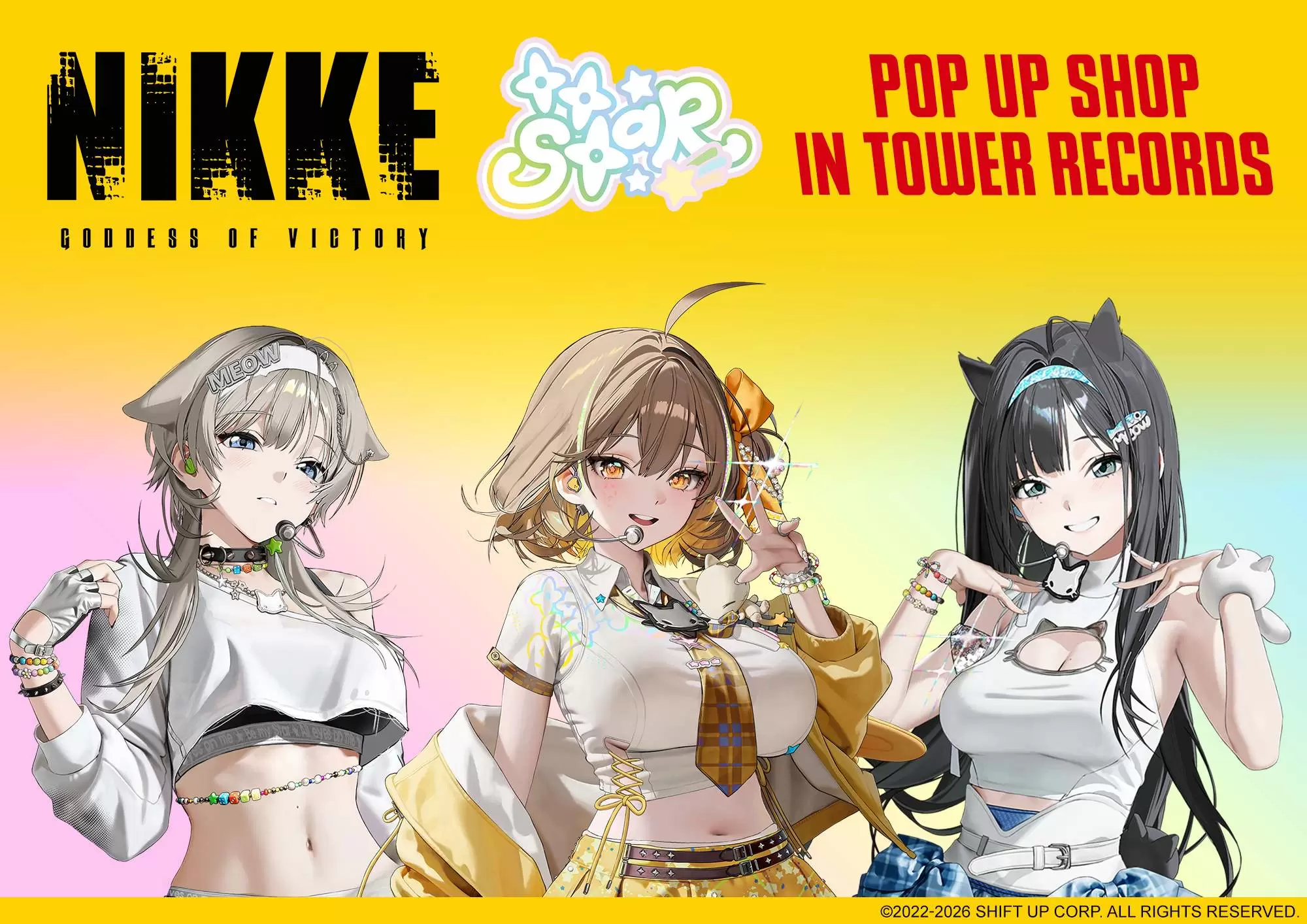 勝利の女神 NIKKE タワーレコード 限定 プリカ 7点セット 勝利の女神：NIKKE』と「タワレコ」が初コラボ！ 5月1日よりPOP UP