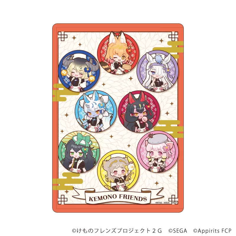キャラクリアケース「けものフレンズ3」17/集合デザイン(POP Art