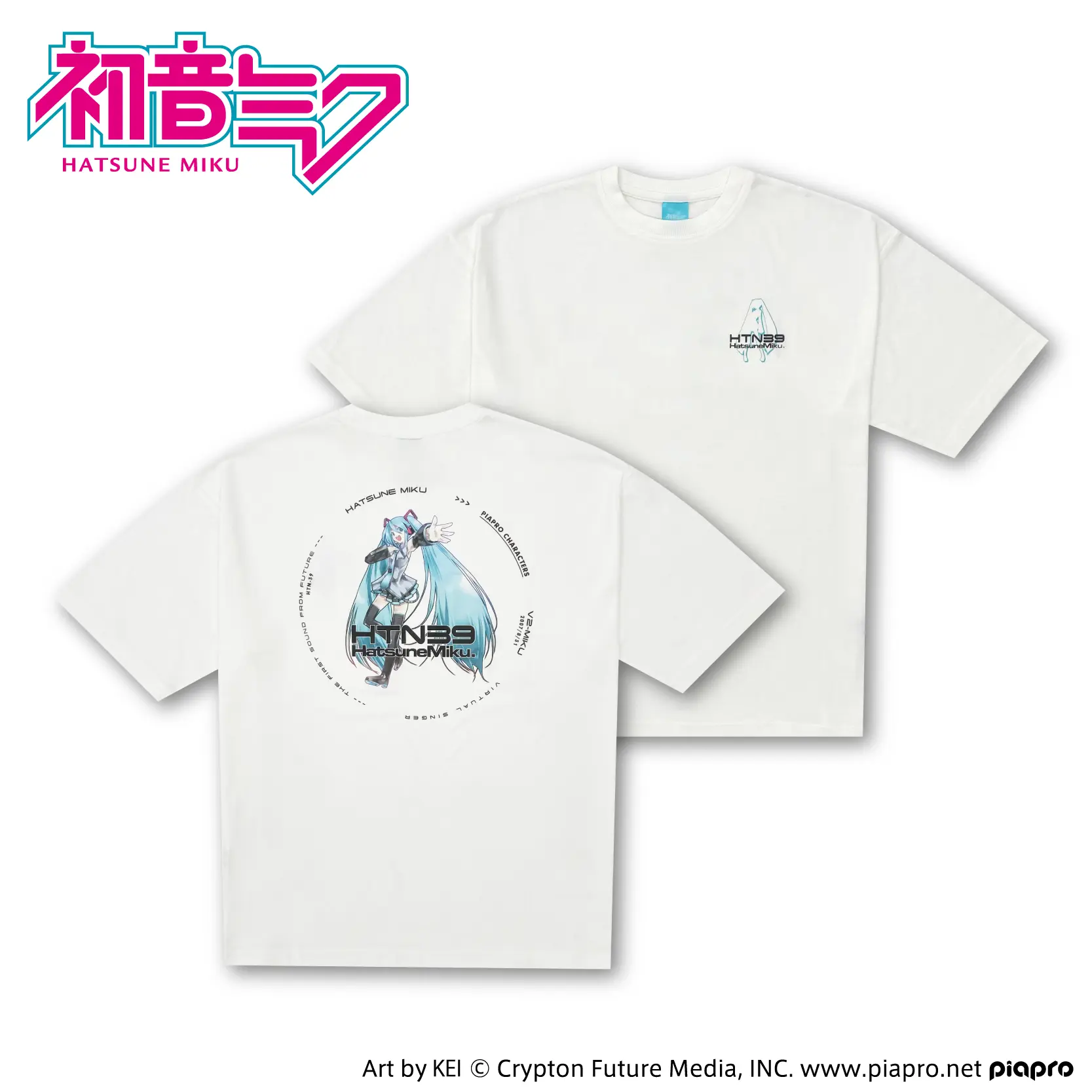 初音ミクたちのコラボTシャツが「イオン」で発売決定！「ピアプロ