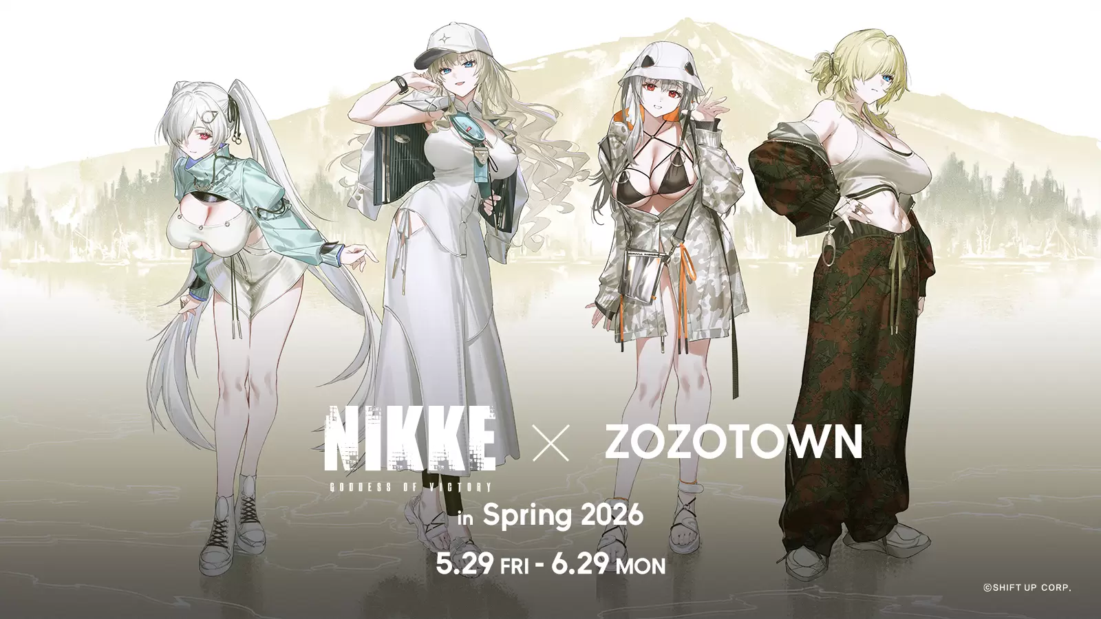 勝利の女神：NIKKE』とZOZOTOWNがコラボ！ シンデレラ、クラウン