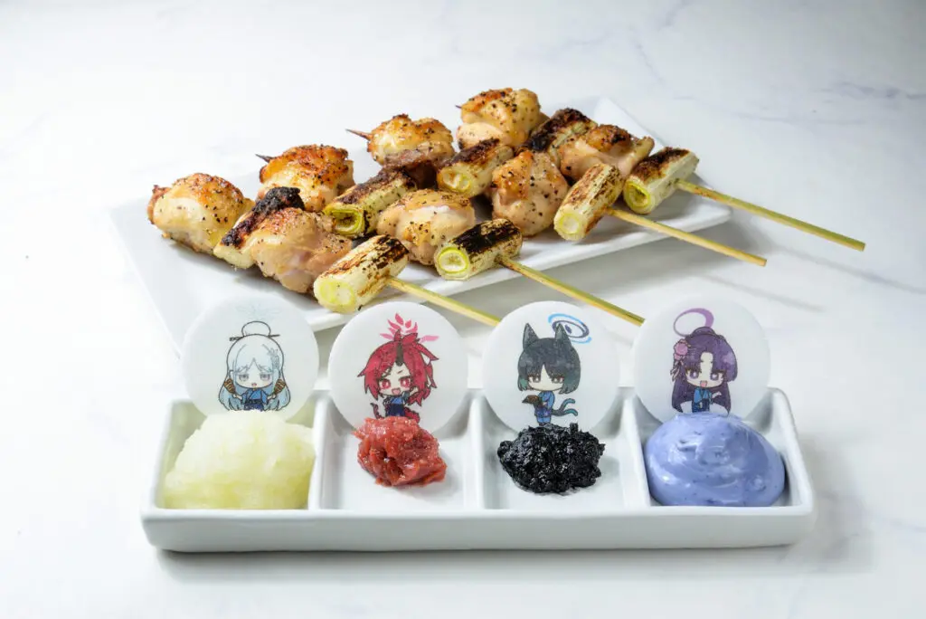 ブルーアーカイブ』と炭火やきとり専門店「やきとりの扇屋」がコラボ