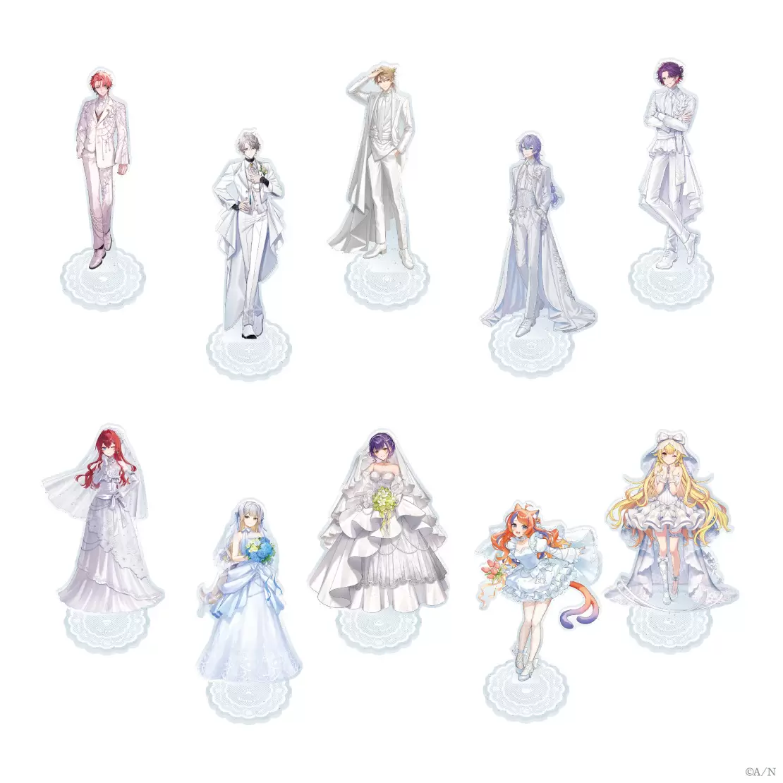 にじさんじ」“ジューンブライド”テーマの新作グッズが6月1日より発売